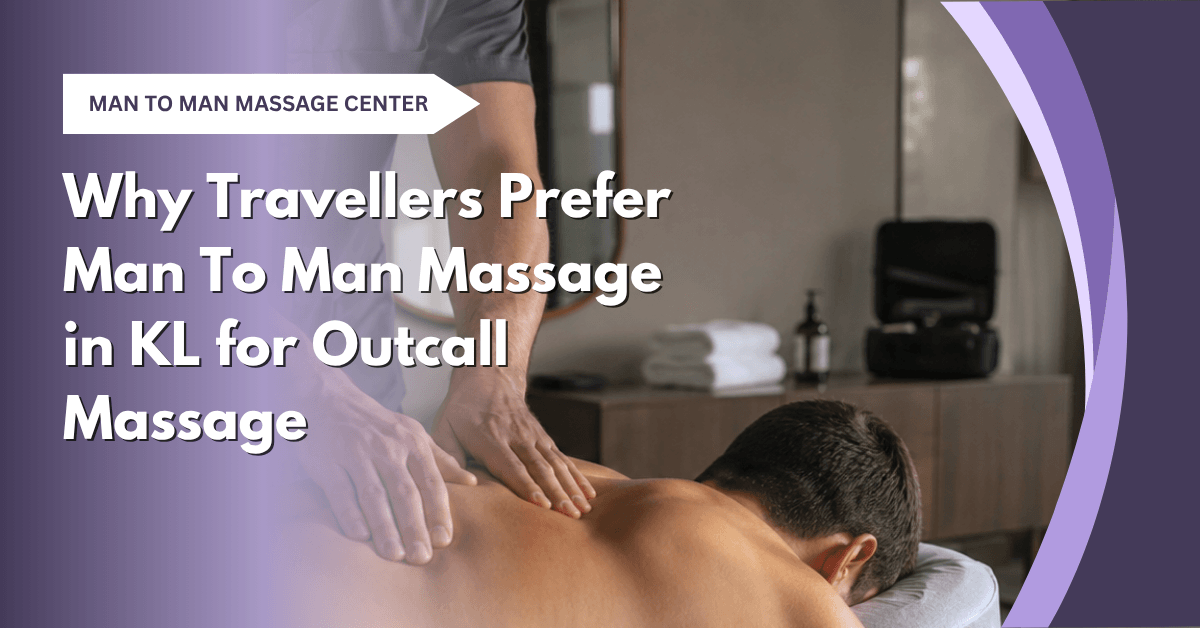 Professional male outcall massage in a hotel room